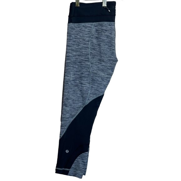 lululemon athletica Pants - Lululemon Pants - Size 8 - Inspire Crop II Wee Are From Space - Black Slate